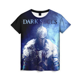 Женская футболка 3D с принтом Dark Souls 17 в Кировске, 100% полиэфир ( синтетическое хлопкоподобное полотно) | прямой крой, круглый вырез горловины, длина до линии бедер | dark souls