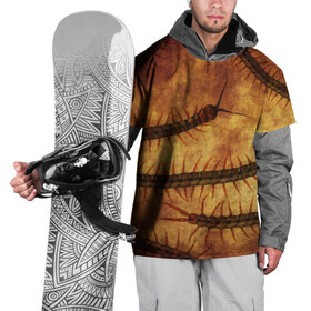 Накидка на куртку 3D с принтом Сколопендра в Кировске, 100% полиэстер |  | Тематика изображения на принте: 