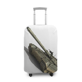 Чехол для чемодана 3D с принтом Армата 2 в Кировске, 86% полиэфир, 14% спандекс | двустороннее нанесение принта, прорези для ручек и колес | 9 мая | armata | армата | военная техника | танк | техника