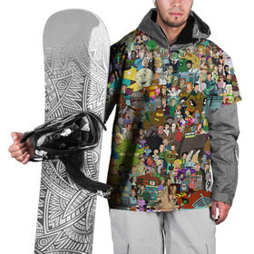 Накидка на куртку 3D с принтом Futurama в Кировске, 100% полиэстер |  | bender | fry | futurama | mult | бендер | бэндер | лила | мульт | мультсериал | мульфильмы | фрай | футутрама