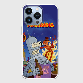 Чехол для iPhone 13 Pro с принтом Futurama в Кировске,  |  | bender | fry | futurama | mult | бендер | бэндер | лила | мульт | мультсериал | мульфильмы | фрай | футутрама