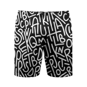 Мужские шорты 3D спортивные с принтом Английские буквы в Кировске,  |  | алфавит | английский язык | буквы | оформление | слой | текстура | трайбл | узор | фон