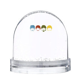 Снежный шар с принтом Beatles в Кировске, Пластик | Изображение внутри шара печатается на глянцевой фотобумаге с двух сторон | beatles | битлз | битлы | рок | рок н рол