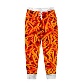 Мужские брюки 3D с принтом Морковь в Кировске, 100% полиэстер | манжеты по низу, эластичный пояс регулируется шнурком, по бокам два кармана без застежек, внутренняя часть кармана из мелкой сетки | морковь | овощи | оранжевый | салат