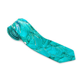 Галстук 3D с принтом Голубая краска в Кировске, 100% полиэстер | Длина 148 см; Плотность 150-180 г/м2 | абстракция | абстракция красок | краска