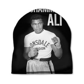 Шапка 3D с принтом Muhammad Ali в Кировске, 100% полиэстер | универсальный размер, печать по всей поверхности изделия | ali | boxing | muhammad ali |   |  muhammad |  бокс | али | боксер | мухамад. мухаммад | мухаммед | мухаммед али