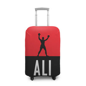 Чехол для чемодана 3D с принтом Muhammad Ali 3 в Кировске, 86% полиэфир, 14% спандекс | двустороннее нанесение принта, прорези для ручек и колес | ali | boxing |  muhammad |  muhammad ali | али | бокс | боксер | мухамад. мухаммад | мухамед али | мухаммед | мухаммед али