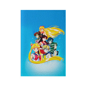 Обложка для паспорта матовая кожа с принтом Sailor Moon в Кировске, натуральная матовая кожа | размер 19,3 х 13,7 см; прозрачные пластиковые крепления | anime | sailor moon | sailormoon | аниме | красавица воин сейлор мун | сейлор мун | сейлормун | усаги | усаги цукино | цукино