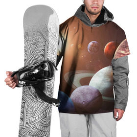 Накидка на куртку 3D с принтом Планеты солнечной системы в Кировске, 100% полиэстер |  | венера | звезды | земля | космос | марс | меркурий | сатурн | солнце | уран | юпитер