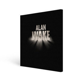 Холст квадратный с принтом Alan Wake в Кировске, 100% ПВХ |  | alan | wake | алан уэйк | игра