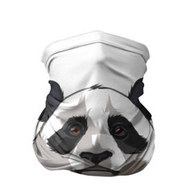 Бандана-труба 3D с принтом Panda в Кировске, 100% полиэстер, ткань с особыми свойствами — Activecool | плотность 150‒180 г/м2; хорошо тянется, но сохраняет форму | милый | панда