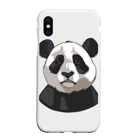 Чехол для iPhone XS Max матовый с принтом Panda в Кировске, Силикон | Область печати: задняя сторона чехла, без боковых панелей | милый | панда