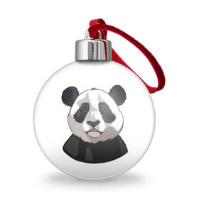 Ёлочный шар с принтом Panda в Кировске, Пластик | Диаметр: 77 мм | милый | панда