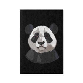 Обложка для паспорта матовая кожа с принтом Panda в Кировске, натуральная матовая кожа | размер 19,3 х 13,7 см; прозрачные пластиковые крепления | милый | панда