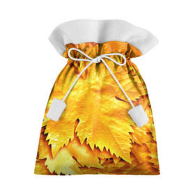 Подарочный 3D мешок с принтом Золотая осень в Кировске, 100% полиэстер | Размер: 29*39 см | жёлтый | золотой | клён | красота | листва | листья | наряд | осень | осина | покров | природа