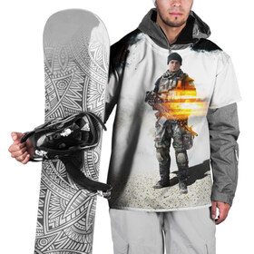 Накидка на куртку 3D с принтом Battlefield 4 Soldier в Кировске, 100% полиэстер |  | Тематика изображения на принте: art | battlefield