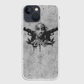 Чехол для iPhone 13 mini с принтом 2Pac в Кировске,  |  | rap | tupac shakur | тупак шакур | хип хоп