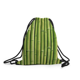 Рюкзак-мешок 3D с принтом Бамбук в Кировске, 100% полиэстер | плотность ткани — 200 г/м2, размер — 35 х 45 см; лямки — толстые шнурки, застежка на шнуровке, без карманов и подкладки | бамбук | дерево | джунгли | кустарник | надёжность | прочность | стена
