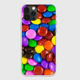 Чехол для iPhone 12 Pro Max с принтом Цветные конфетки в Кировске, Силикон |  | Тематика изображения на принте: вкусняшки | драже | конфеты | лакомство | сладости | шоколад