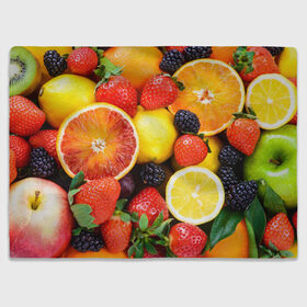 Плед 3D с принтом Ягоды и фрукты в Кировске, 100% полиэстер | закругленные углы, все края обработаны. Ткань не мнется и не растягивается | абрикос | алыча | апельсин | бодрость | веган | виноград | витамины | груша | диета | еда | здоровье | клубника | лайм | лимон | малина | молодость | нектар | овощи | персик | питание | польза | смородина