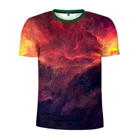 Мужская футболка 3D спортивная с принтом Star в Кировске, 100% полиэстер с улучшенными характеристиками | приталенный силуэт, круглая горловина, широкие плечи, сужается к линии бедра | вселенная | туманность
