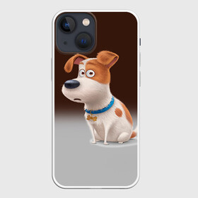 Чехол для iPhone 13 mini с принтом Max в Кировске,  |  | animal | dog | pets | the secret life of pets | домашние животные | животные | песик | собака | собачка | тайная жизнь домашних животных