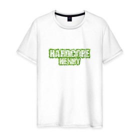 Мужская футболка хлопок с принтом Hardcore Henry в Кировске, 100% хлопок | прямой крой, круглый вырез горловины, длина до линии бедер, слегка спущенное плечо. | 