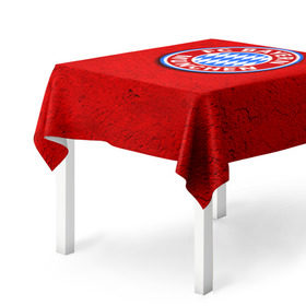 Скатерть 3D с принтом Бавария лого в Кировске, 100% полиэстер (ткань не мнется и не растягивается) | Размер: 150*150 см | Тематика изображения на принте: bayern | munchen | бавария | мюнхен | фк | фк бавария | футбол