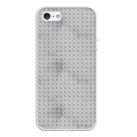 Чехол силиконовый для Телефон Apple iPhone 5/5S с принтом Металлический лист в Кировске, Силикон | Область печати: задняя сторона чехла, без боковых панелей | лист | металл | пластина | текстура | узор