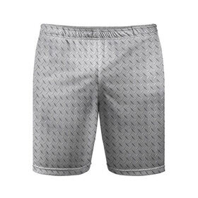 Мужские шорты 3D спортивные с принтом Металлический лист в Кировске,  |  | лист | металл | пластина | текстура | узор