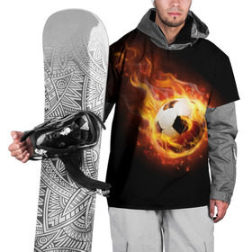 Накидка на куртку 3D с принтом Страсть к футболу в Кировске, 100% полиэстер |  | Тематика изображения на принте: игра | искры | мяч | огонь | пламя | спорт | страсть | фанат | футбол | футболист