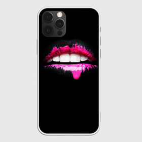 Чехол для iPhone 12 Pro Max с принтом Губы в краске в Кировске, Силикон |  | Тематика изображения на принте: fashion | арт | гламур | губы | девушкам | дерзость | дизайн | зубы | искусство | клуб | краска | крутость | мода | пафос | тусовка