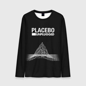 Мужской лонгслив 3D с принтом Placebo в Кировске, 100% полиэстер | длинные рукава, круглый вырез горловины, полуприлегающий силуэт | Тематика изображения на принте: placebo | брайан молко | молко | плацебо | плейсибо | плэйсибо