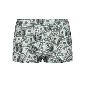 Мужские трусы 3D с принтом Банкноты в Кировске, 50% хлопок, 50% полиэстер | классическая посадка, на поясе мягкая тканевая резинка | dollars | swag | бабло | банкноты | деньги | доллары | кеш | сваг | свег | свэг