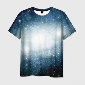 Мужская футболка 3D с принтом Центр Вселенной в Кировске, 100% полиэфир | прямой крой, круглый вырез горловины, длина до линии бедер | вселенная | галактика | звёзды | комета | космос | метеориты | метеоры | млечный путь | планеты | солнечная система