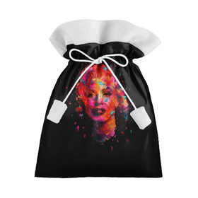 Подарочный 3D мешок с принтом Marilyn Monroe Art в Кировске, 100% полиэстер | Размер: 29*39 см | art | marilyn monroe | живопись | искусство | мэрилин монро