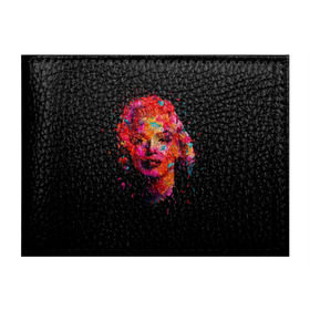 Обложка для студенческого билета с принтом Marilyn Monroe Art в Кировске, натуральная кожа | Размер: 11*8 см; Печать на всей внешней стороне | art | marilyn monroe | живопись | искусство | мэрилин монро