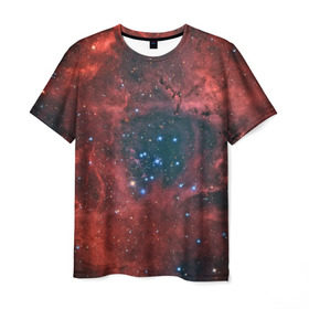 Мужская футболка 3D с принтом Галактика в Кировске, 100% полиэфир | прямой крой, круглый вырез горловины, длина до линии бедер | вселенная | галактика | звёзды | комета | космос | метеориты | метеоры | млечный путь | орбита | планеты | солнечная система