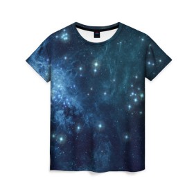 Женская футболка 3D с принтом Слияние галактик в Кировске, 100% полиэфир ( синтетическое хлопкоподобное полотно) | прямой крой, круглый вырез горловины, длина до линии бедер | вселенная | галактика | звёзды | комета | космос | метеориты | метеоры | созвездия