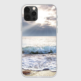 Чехол для iPhone 12 Pro Max с принтом Закат в Кировске, Силикон |  | море | небо | океан | пейзаж | солнце