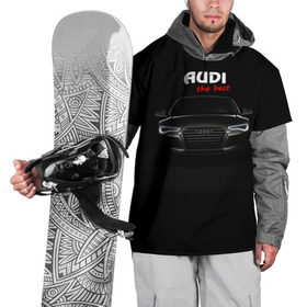 Накидка на куртку 3D с принтом AUDI the best в Кировске, 100% полиэстер |  | Тематика изображения на принте: audi | авто | автомобиль | ауди