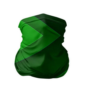 Бандана-труба 3D с принтом Зелёные стрелы в Кировске, 100% полиэстер, ткань с особыми свойствами — Activecool | плотность 150‒180 г/м2; хорошо тянется, но сохраняет форму | геометрия | зеленый | полосы