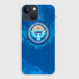 Чехол для iPhone 13 mini с принтом Киргизия герб в Кировске,  |  | герб | киргиз | киргизия | киргизский | кыргызстан | национальный | нация | флаг | флаги