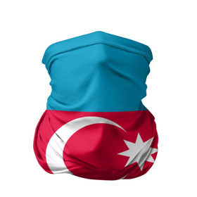 Бандана-труба 3D с принтом Азербайджан в Кировске, 100% полиэстер, ткань с особыми свойствами — Activecool | плотность 150‒180 г/м2; хорошо тянется, но сохраняет форму | страна | флаг