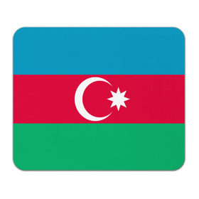 Коврик прямоугольный с принтом Азербайджан в Кировске, натуральный каучук | размер 230 х 185 мм; запечатка лицевой стороны | страна | флаг