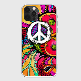 Чехол для iPhone 12 Pro Max с принтом Хиппи 2 в Кировске, Силикон |  | hippie | peace | пацифик | хиппи