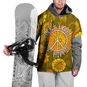 Накидка на куртку 3D с принтом Хиппи 4 в Кировске, 100% полиэстер |  | Тематика изображения на принте: hippie | peace | пацифик | хиппи
