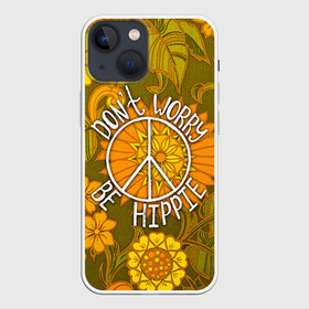 Чехол для iPhone 13 mini с принтом Хиппи 4 в Кировске,  |  | hippie | peace | пацифик | хиппи