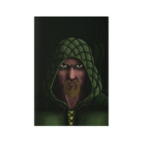 Обложка для паспорта матовая кожа с принтом Зеленая Стрела в Кировске, натуральная матовая кожа | размер 19,3 х 13,7 см; прозрачные пластиковые крепления | arrow | green | зеленая | стрела