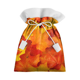 Подарочный 3D мешок с принтом Кленовые листья в Кировске, 100% полиэстер | Размер: 29*39 см | дары осени | жёлтый | золотой | клён | краски | красный | красота | листва | листья | наряд | оранжевый | осень | покров | природа